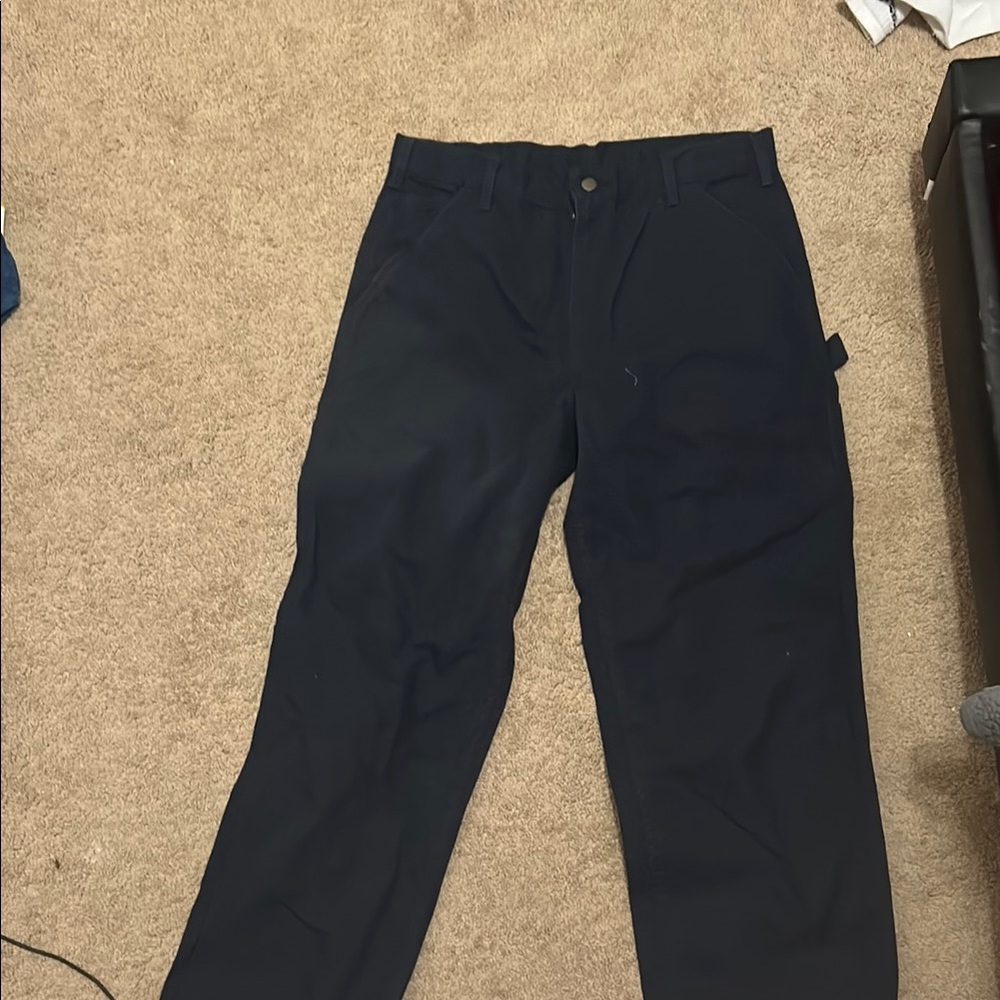Carhartt Blue Cargo Pants Durable Workwear